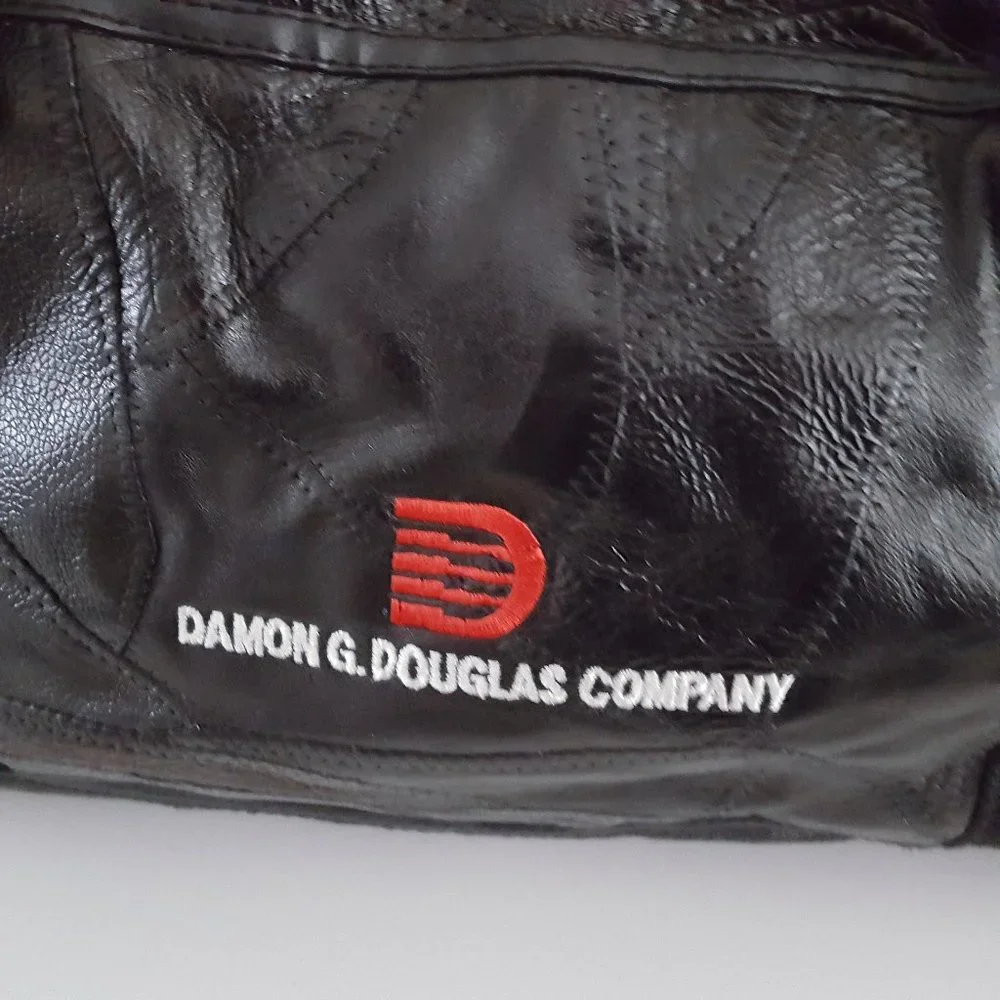 Patchwork Leather Duffle Bag Weekender Luggage *Promotional Word…